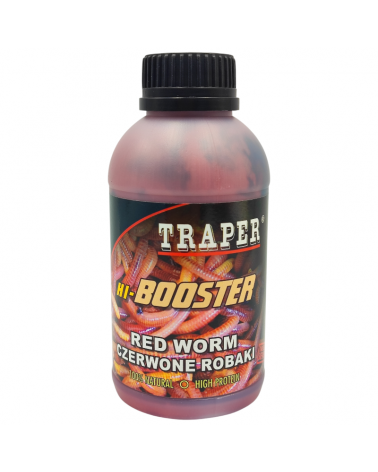 Zalewa Traper Hi-Booster Dip Expert Czerwone Robaki Red Worm 300ml PVA Friendly