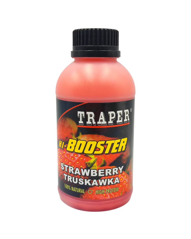Zalewa Traper Hi-Booster Dip Expert Truskawka Strawberry 300ml PVA Friendly