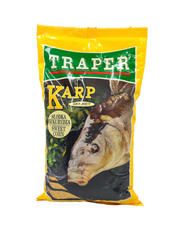 Zanęta Traper Sekret Karp Słodka Kukurydza Sweetcorn1kg