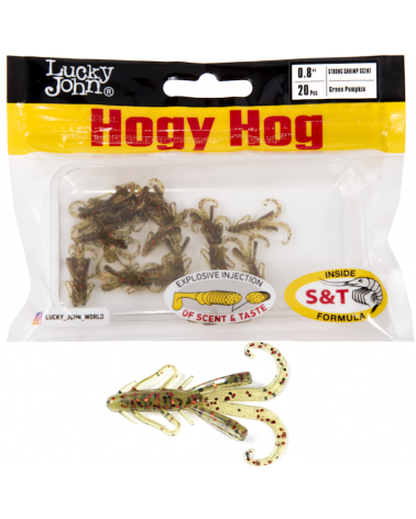 Guma Robak Lucky John Hogy Hog 0.8" 2.03cm PA03 Green Pumpkin 20szt.