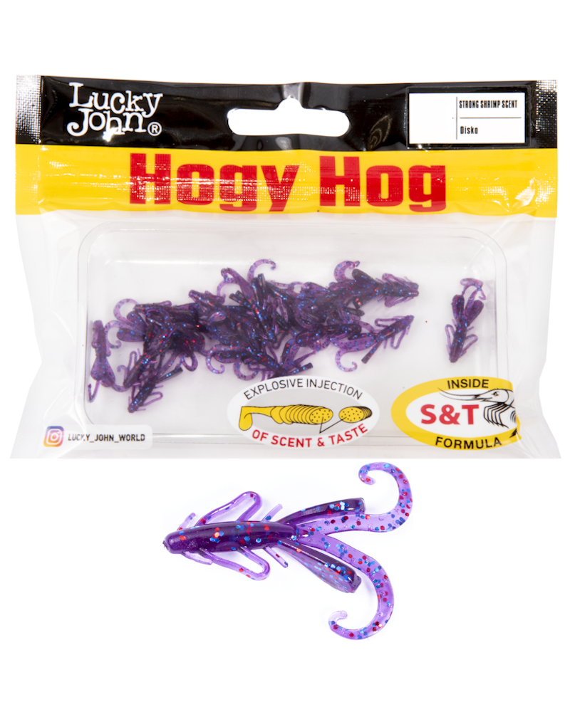Guma Robak Lucky John Hogy Hog 1.6" 4cm S63 Disko 10szt.
