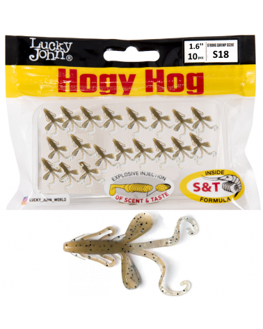 Guma Robak Lucky John Hogy Hog 1.6'' 4cm S18 Shrimp 10szt.