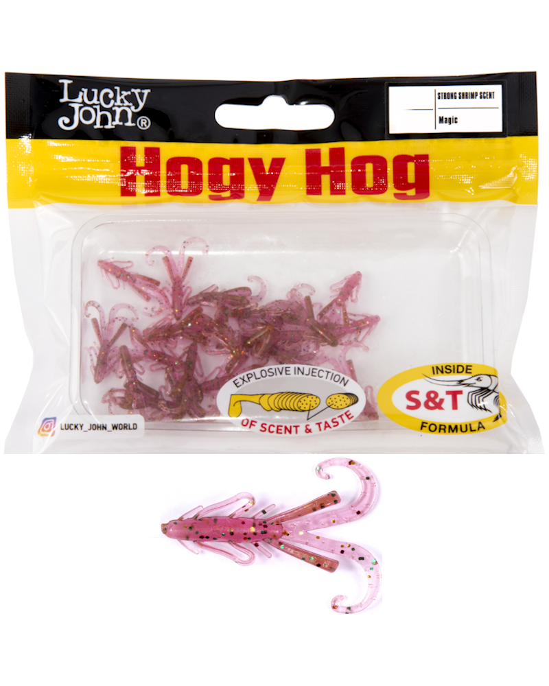 Guma Robak Lucky John Hogy Hog 1.6'' 4cm S14 Magic 10szt.