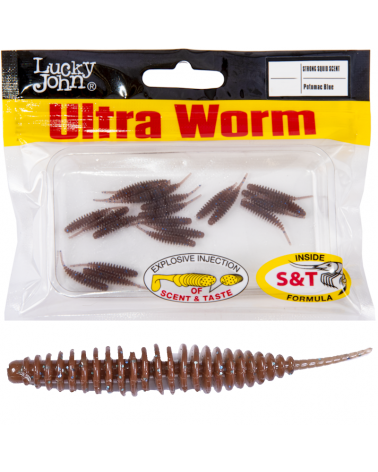 Guma Robak Lucky John Ultraworm 2.0'' 5cm S19 9szt.