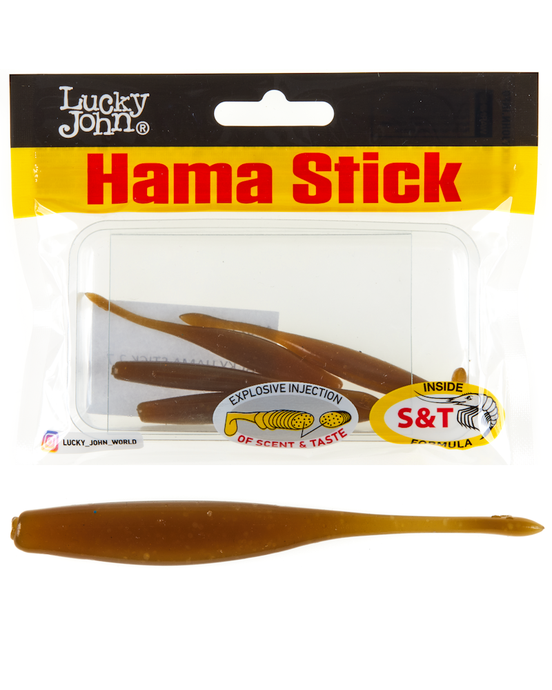 Guma Jaskółka Lucky John Hama Stick 3.5'' 8.9cm S18 Shrimp 9szt.