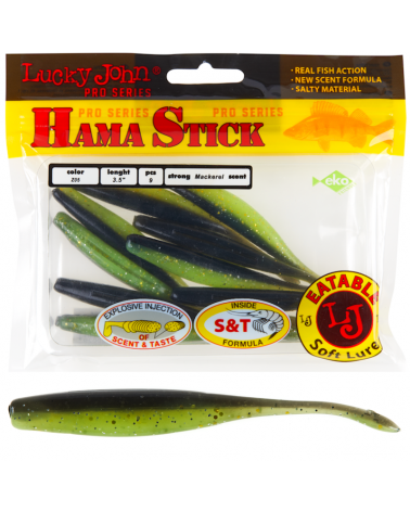 Guma Jaskółka Lucky John Hama Stick 3.5'' 8.9cm Z05 9szt.