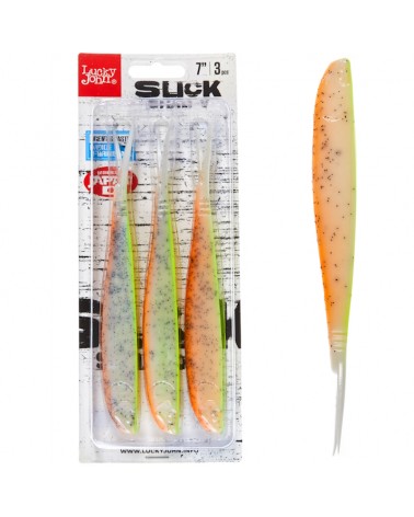 Guma Jaskółka Lucky John 3D Slick Shad-V 7'' 17.8cm 010 3szt.