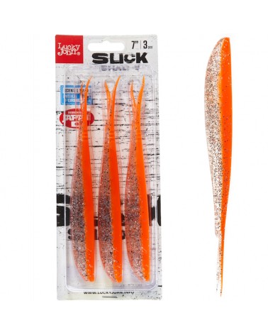 Guma Jaskółka Lucky John 3D Slick Shad-V 7'' 17.8cm 012 3szt.