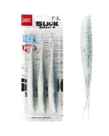 Guma Jaskółka Lucky John 3D Slick Shad-V 7'' 17.8cm 017 3szt.