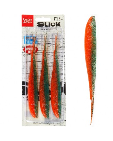 Guma Jaskółka Lucky John 3D Slick Shad-V 7'' 17.8cm 002 3szt.