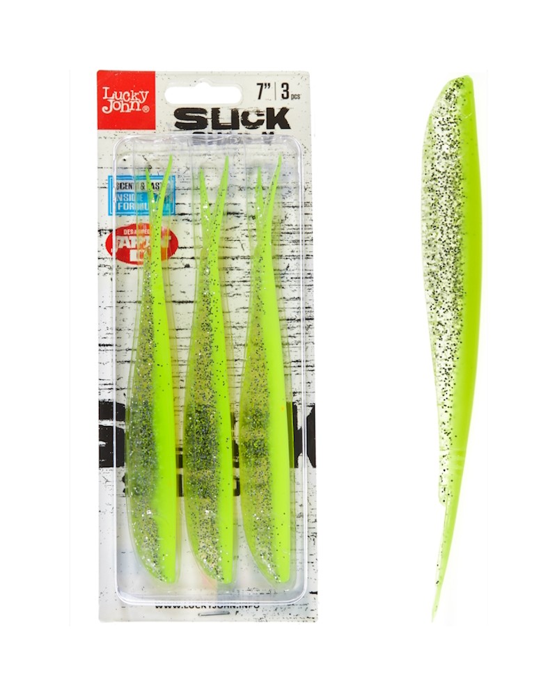 Guma Jaskółka Lucky John 3D Slick Shad-V 7'' 17.8cm 008 3szt.