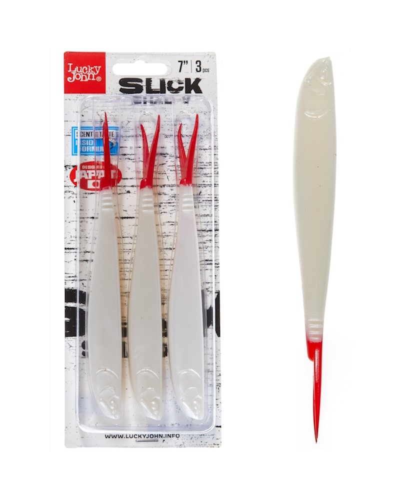Guma Jaskółka Lucky John 3D Slick Shad-V 7'' 17.8cm 009 3szt.