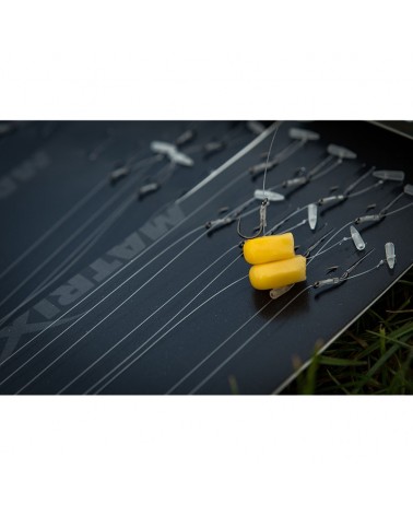 Haczyki Z Przyponem Matrix MXC-3 16 0.145mm Super Stop Rigs Barbless 15cm