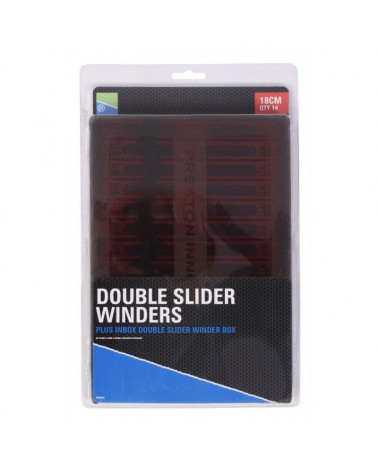 Drabinka Na Zestaw W Pudełku Preston Double Slider Winders In Box 18cm Red 14szt.