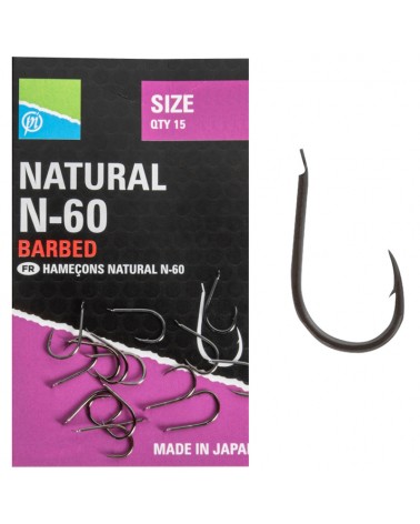 Haczyki Preston Natural Series N-60 Nr 6 15szt.