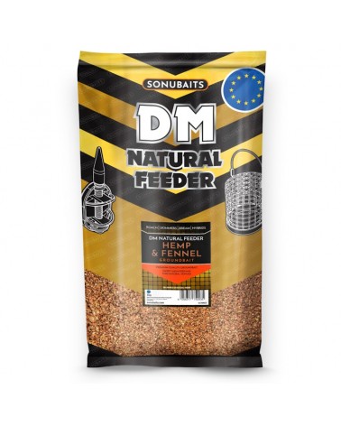 Zanęta Sonubaits DM Natural Feeder Hemp Fennel Konopia Koper Włoski 1kg