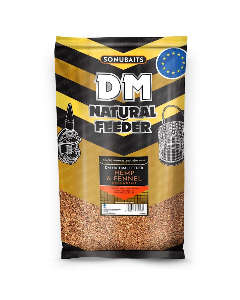 Zanęta Sonubaits DM Natural Feeder Hemp Fennel Konopia Koper Włoski 1kg