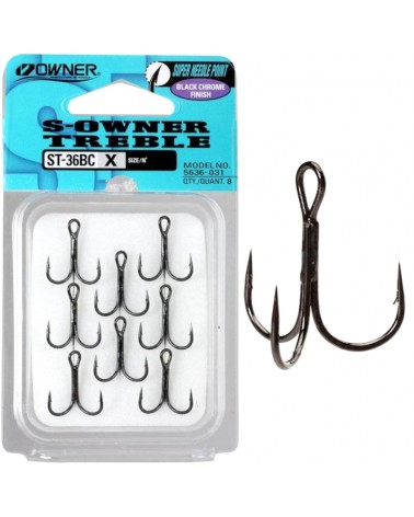 Kotwice Kotwiczki Owner Treble Hooks ST36BC X