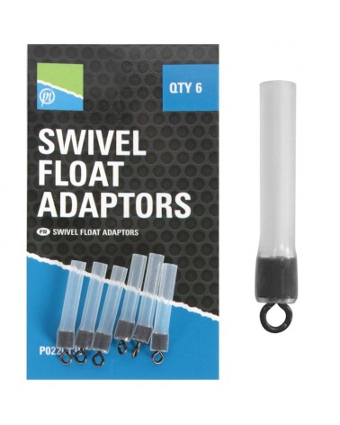 Nasadki Z Krętlikiem Do Montażu Spławika Wagglera Preston Swivel Float Adaptors 6szt.