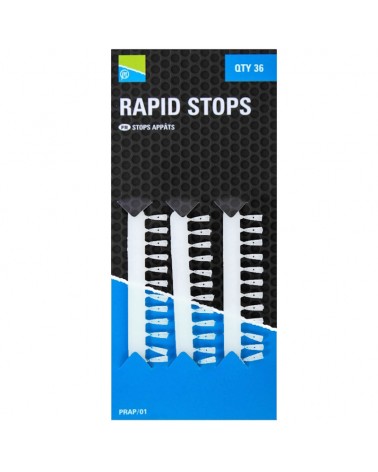 Stopery Do Kulek Ziaren Pelletu Preston Rapid Quick Stops 36szt.