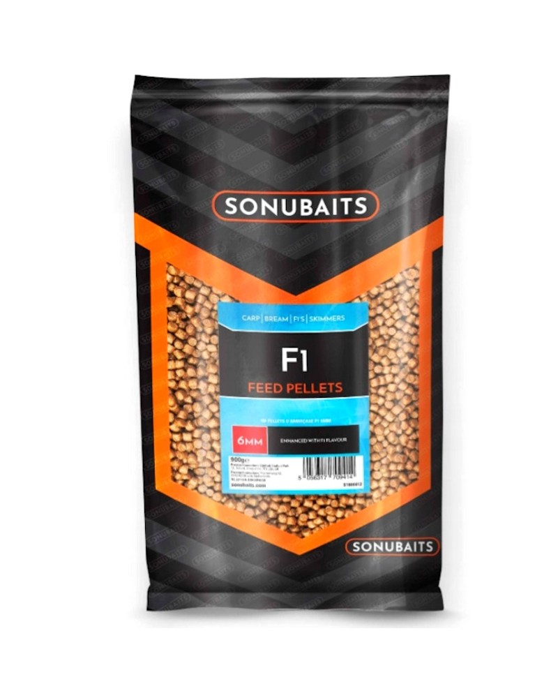 Pellet Zanętowy Sonubaits Feed Pellets F1 6mm 900g