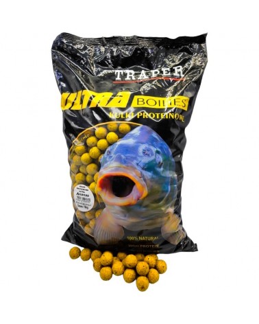 Kulki Proteinowe Traper Ultra Zanętowe Ananas 16mm 5kg