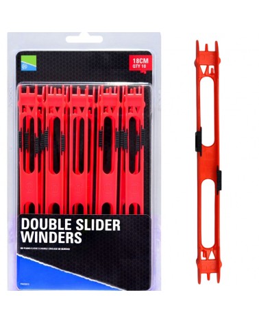 Drabinka Na Zestaw Preston Double Slider Winders 18cm Czerwona