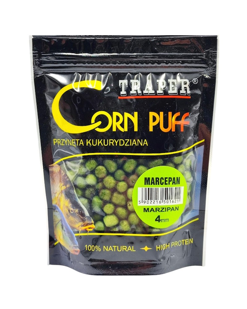 Przynęta Pływająca Kukurydziana Traper Corn Puff 4mm 20gr Marcepan