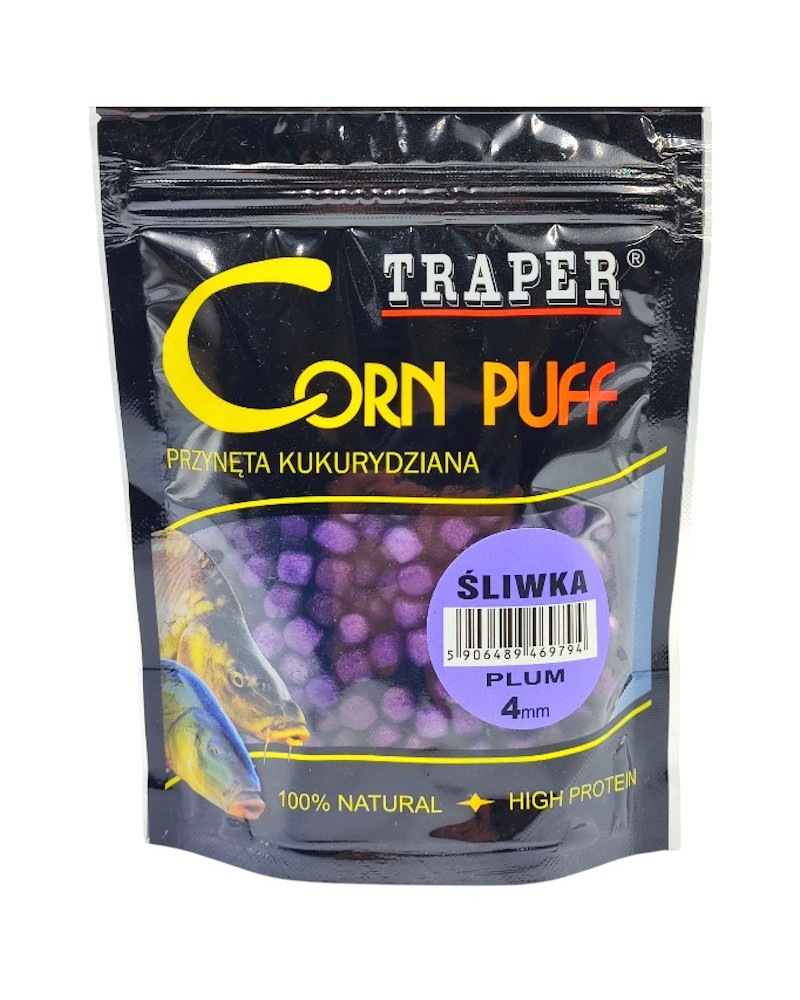 Przynęta Pływająca Kukurydziana Traper Corn Puff 4mm 20gr Śliwka