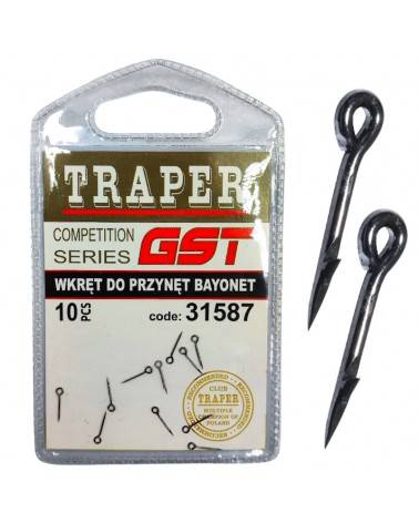 Wkręt Igła Szpilka Do Przynęt Traper Bayonet Method Feeder 10szt.