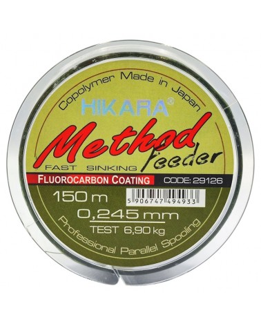 Żyłka Traper Hikara Method Feeder Green 0.245mm 6.90kg 15.19lbs 150m