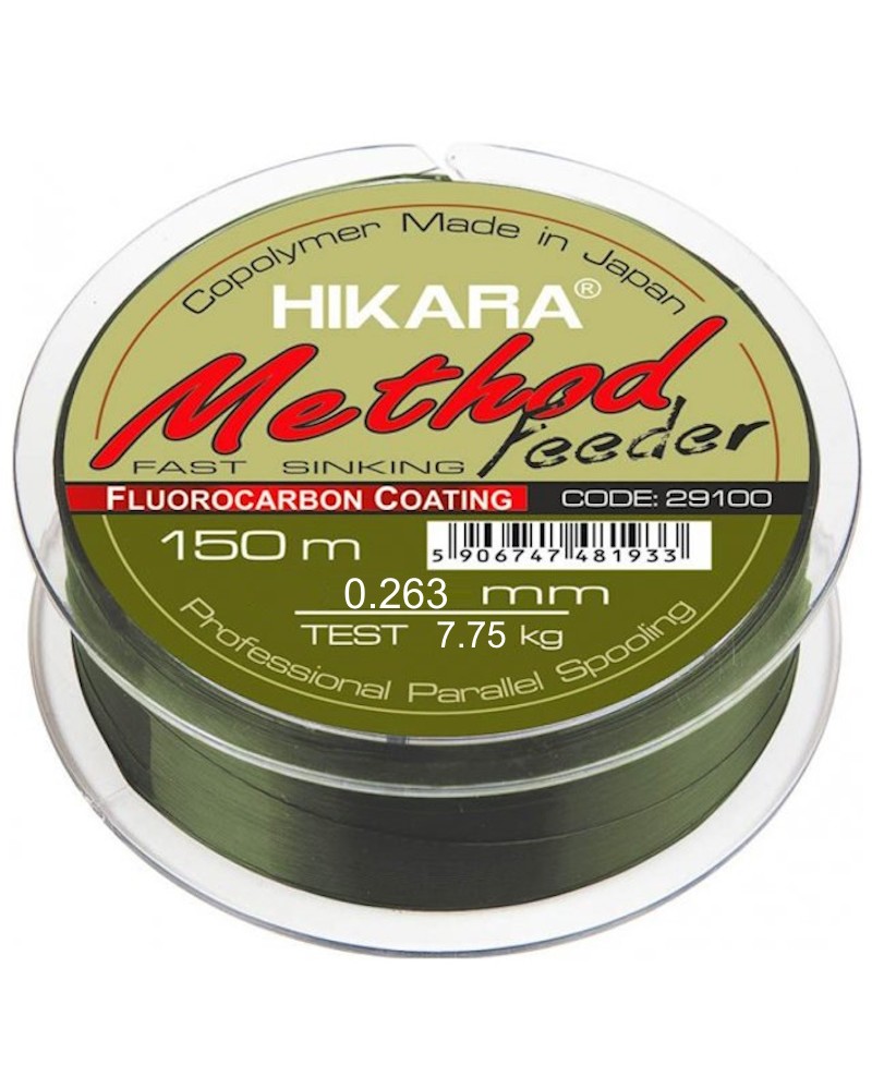 Żyłka Traper Hikara Method Feeder Green 0.263mm 7.75kg 17.05lbs 150m