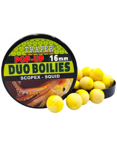 Kulki Proteinowe Traper Pop-Up Duo Boilies Scopex/Kałamarnica-Squid 16mm 40g