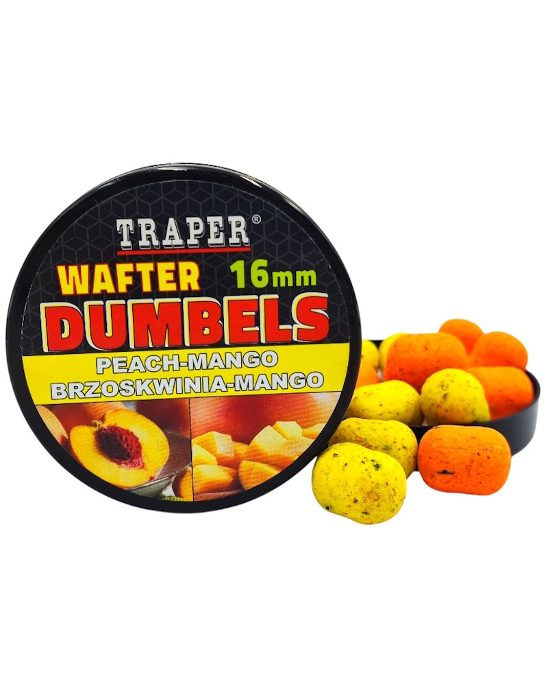Dumbels Traper Wafter Brzoskwinia/Mango Peach/Mango 16mm 40g