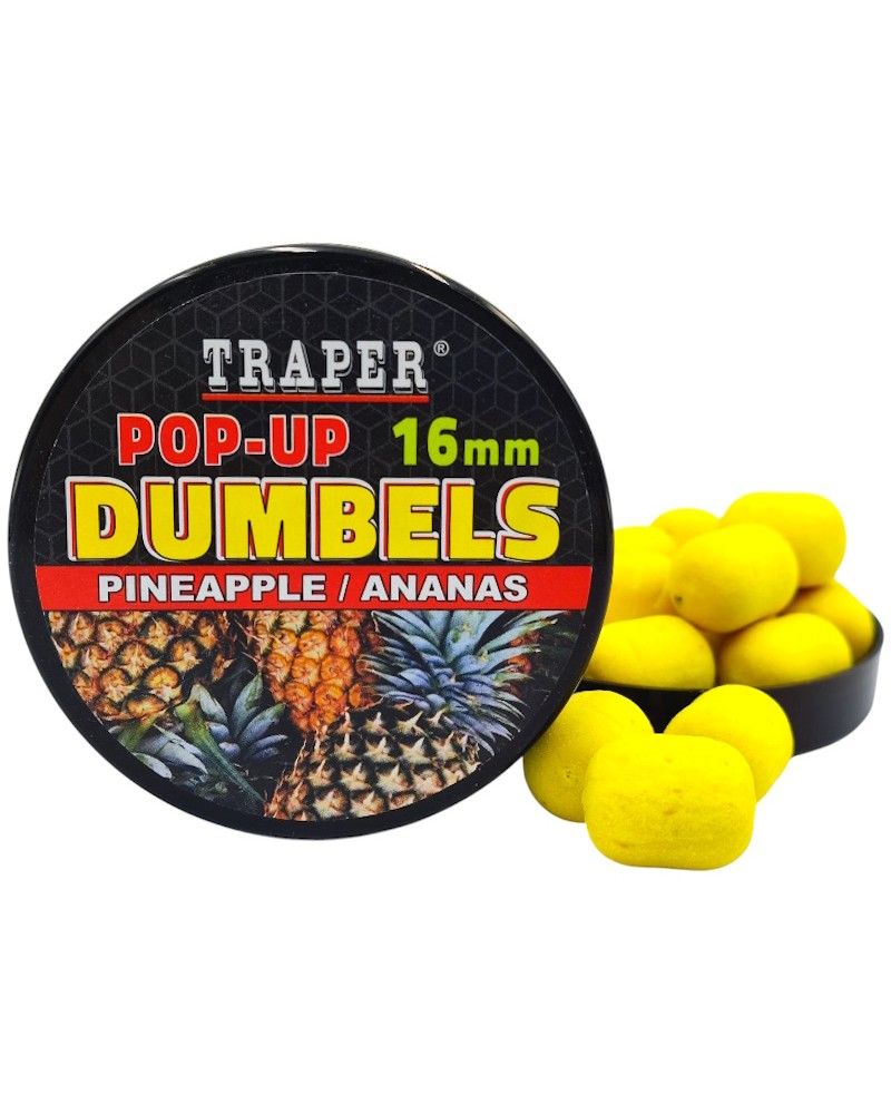 Dumbels Traper Pop-Up Ananas Tasty Pineapple 16mm 40g