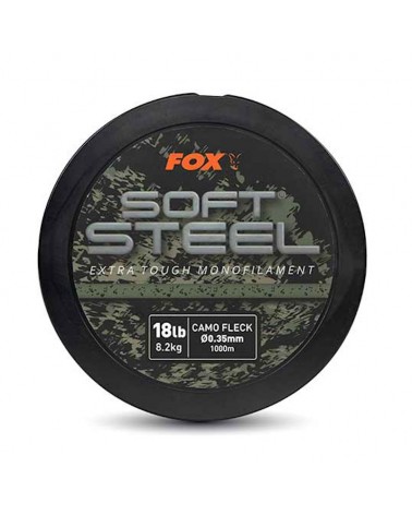 Żyłka Karpiowa Fox Soft Steel Fleck Camo Mono 18lb 8.2kg 1000m
