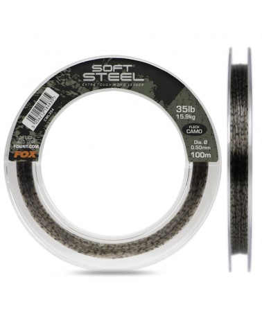 Żyłka Strzałówka Fox Soft Steel Fleck Camo Mono 0.50mm 35lb 15.9kg 100m