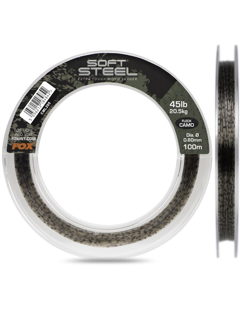 Żyłka Strzałówka Fox Soft Steel Fleck Camo Mono 0.60mm 45lb 20.5kg 100m
