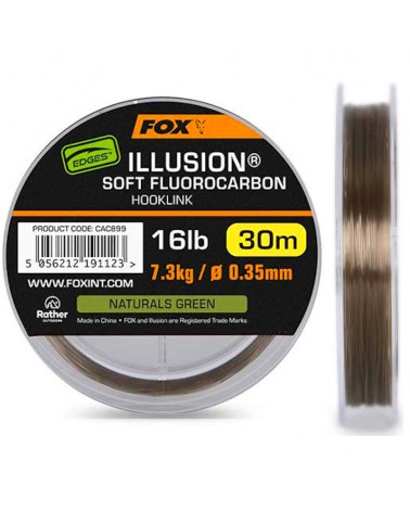 Fluorocarbon Na Przypony Fox Edges Illusion Soft 0.35mm 16lb 7.3kg 30m