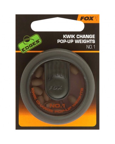Ciężarki Do Przyponów Fox Edges Kwik Change Pop-Up Weights No 1 0.3g