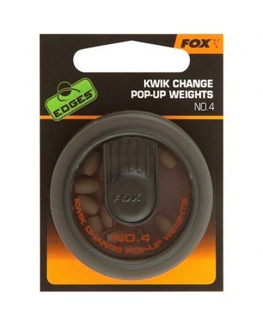 Ciężarki Do Przyponów Fox Edges Kwik Change Pop-Up Weights No 4 0.2g