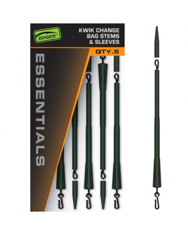 Essentials Zestaw Do Montażu PVA Fox Edges Kwik Change Bag Stems Sleeves 5szt.