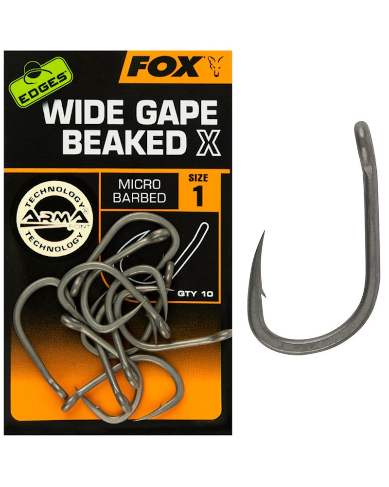Haczyki Karpiowe Fox Edges Armapoint Wide Gape Beaked X Nr 1 10szt.