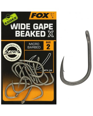 Haczyki Karpiowe Fox Edges Armapoint Wide Gape Beaked X Nr 2 10szt.