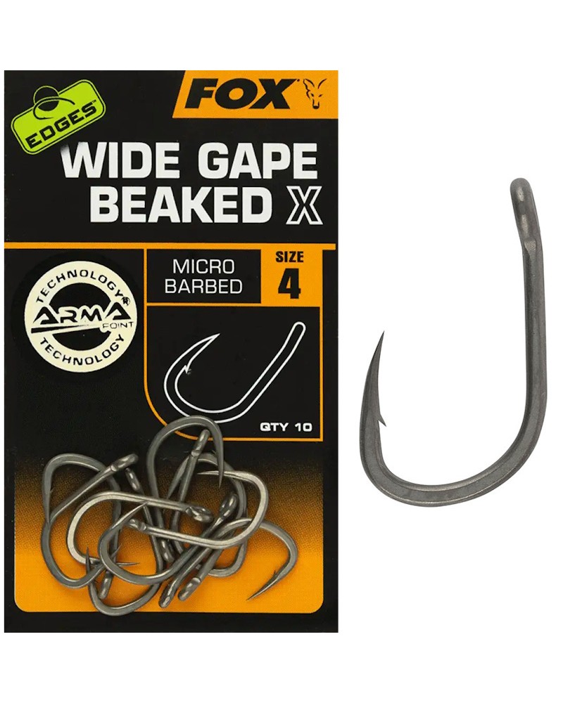 Haczyki Karpiowe Fox Edges Armapoint Wide Gape Beaked X Nr 4 10szt.