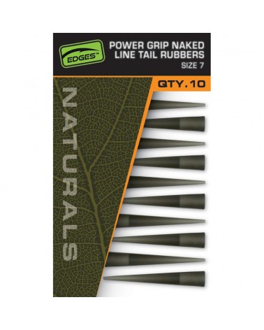 Rurka Ochraniacz Antysplątaniowy Fox Edges Naturals Power Grip Naked Line Tail Rubbers Nr 7 10szt.