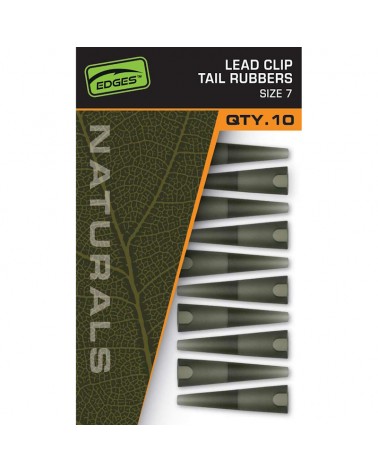 Rurka Ochraniacz Antysplątaniowy Fox Edges Naturals Lead Clips Tail Rubbers Nr 7 10szt.