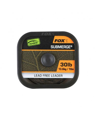 Materiał Bezołowiowy Na Zestawy Fox Edges Naturals Submerge Lead Free Leader 30lb 13.6kg 10m