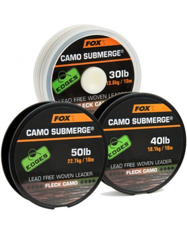 Materiał Na Zestawy Bezołowiowy Fox Edges Submerge Camo Leader 30lb 13.6kg 10m