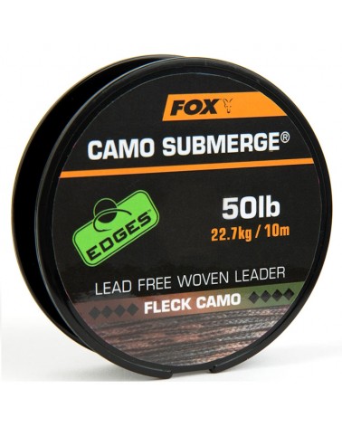 Materiał Na Zestawy Bezołowiowy Fox Edges Submerge Camo Leader 50lb 22.7kg 10m